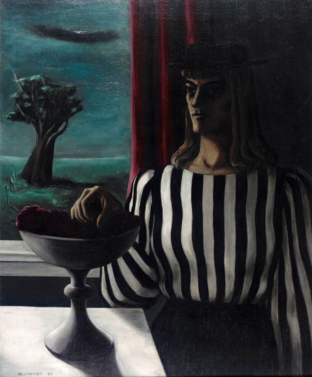 Gertrude Abercrombie, Self-Portrait, the Striped Blouse, 1940. 