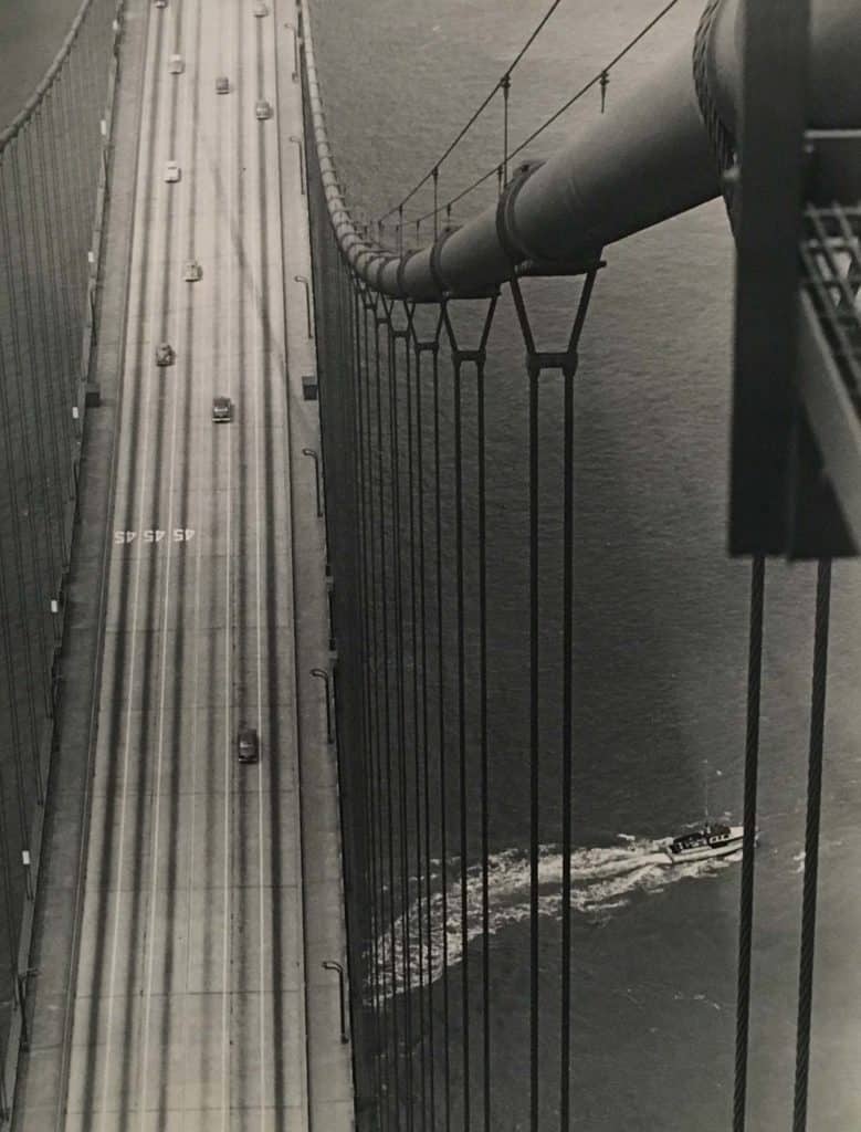 Umbo, Untitled (Golden Gate Bridge, San Francisco), 1952