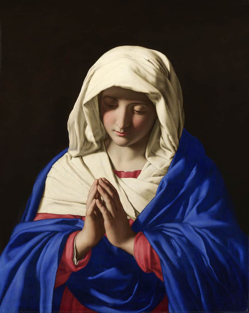 Sassoferrato - Virgin Mary - National Gallery, London