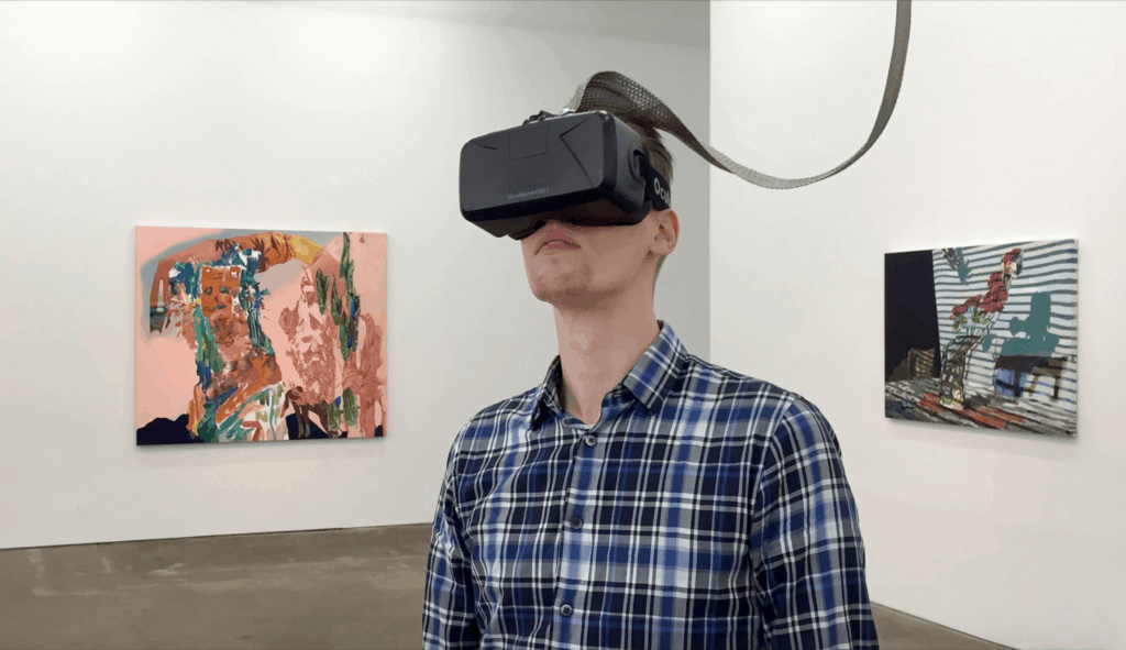 Art in VR - Installation view of Lossy, Zieher Smith & Horton