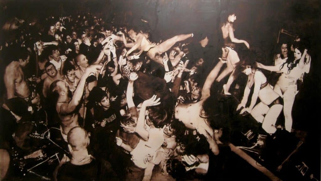 A punk crowd. Florian Süssmay - Untitled - 2008.