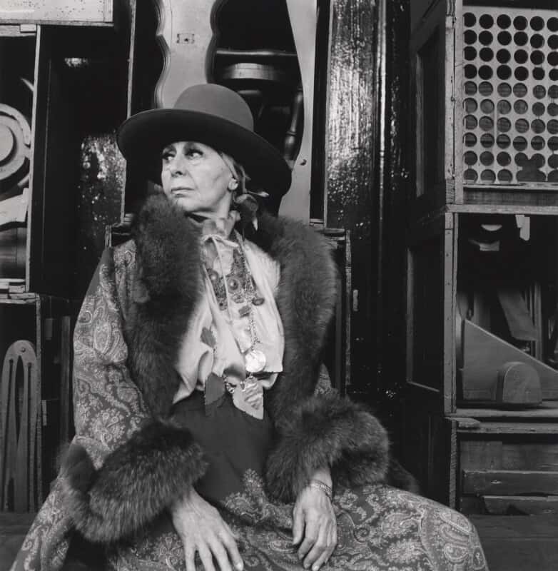 Louise Nevelson photographed by Cecil Beaton in 1978