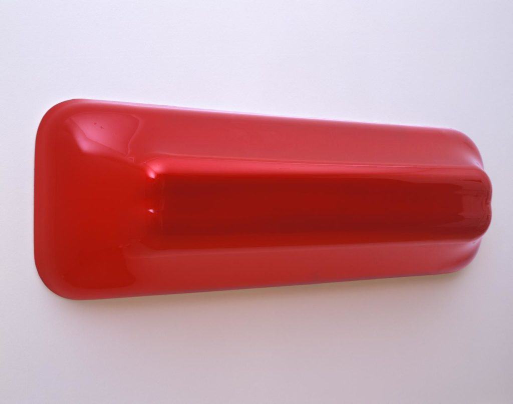 Craig Kauffman red plastic