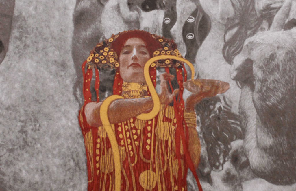 Lost artwork "Medicine" by Gustav Klimt