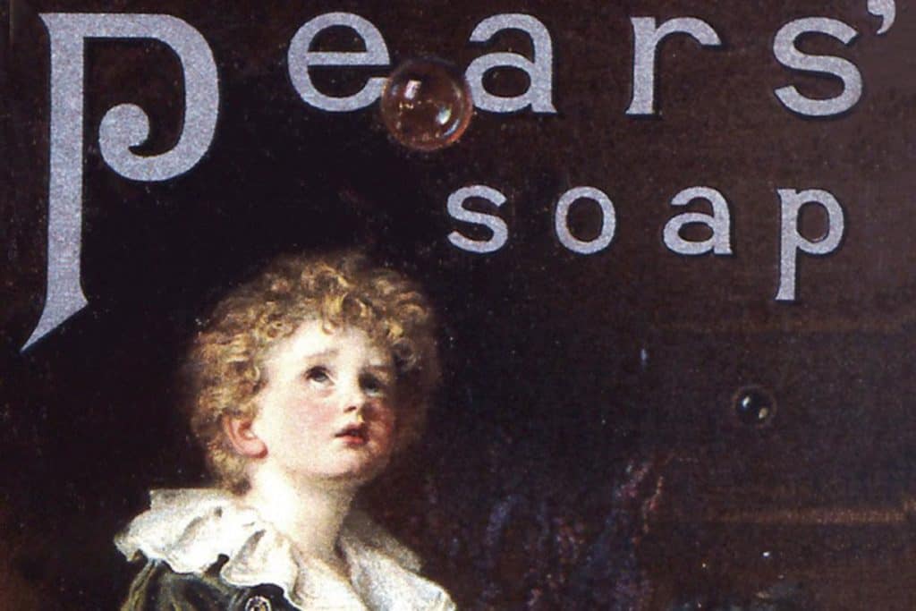 commercial art. Pears' soap advertising.