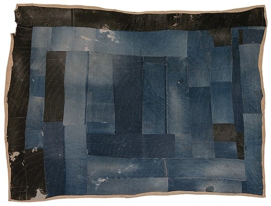 Annie Mae Young - Bars And Blocks Work Clothes Quilt - 1944