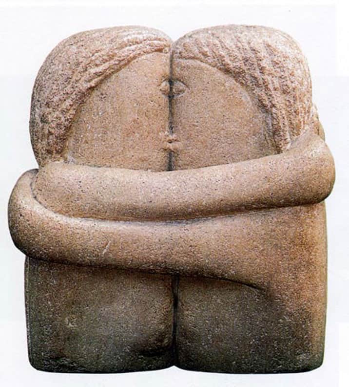 Constantin Brancusi - The Kiss - 1907