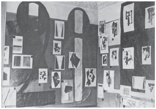 Galerie Der Sturm, February 1921, showing Puni’s installation