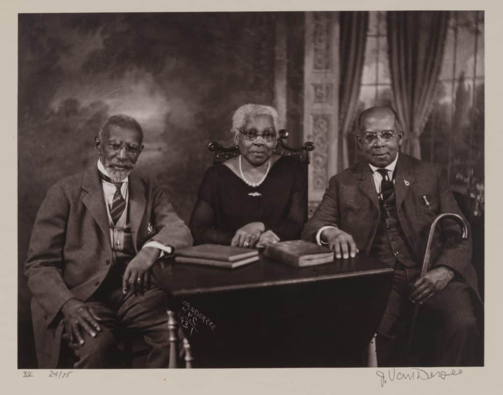 James Van Der Zee - Portrait of Two Brothers and Their Sister - 1931