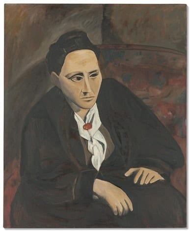appropriation art. (Not) Picasso's Portrait of Gertrude Stein (1906-06) by Mike Bidlo.