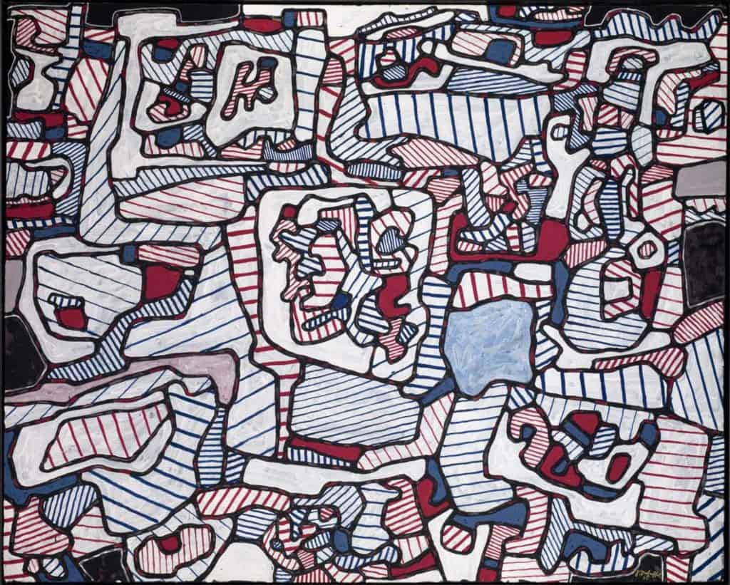Jean Dubuffet, Site Inhabited by Objects, 1965