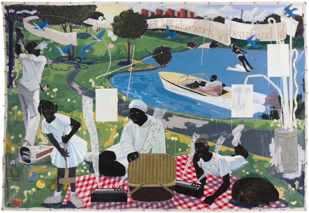 Past Times (1997) by Kerry James Marshall