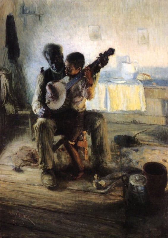 Henry Ossawa Tanner, The Banjo Lesson, 1893, oil on canvas.