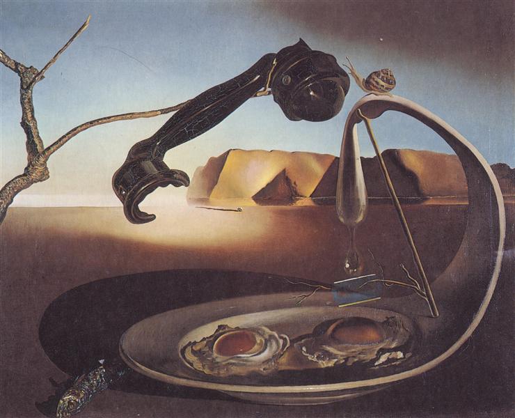 The Sublime Moment (1938) by Salvador Dalì.