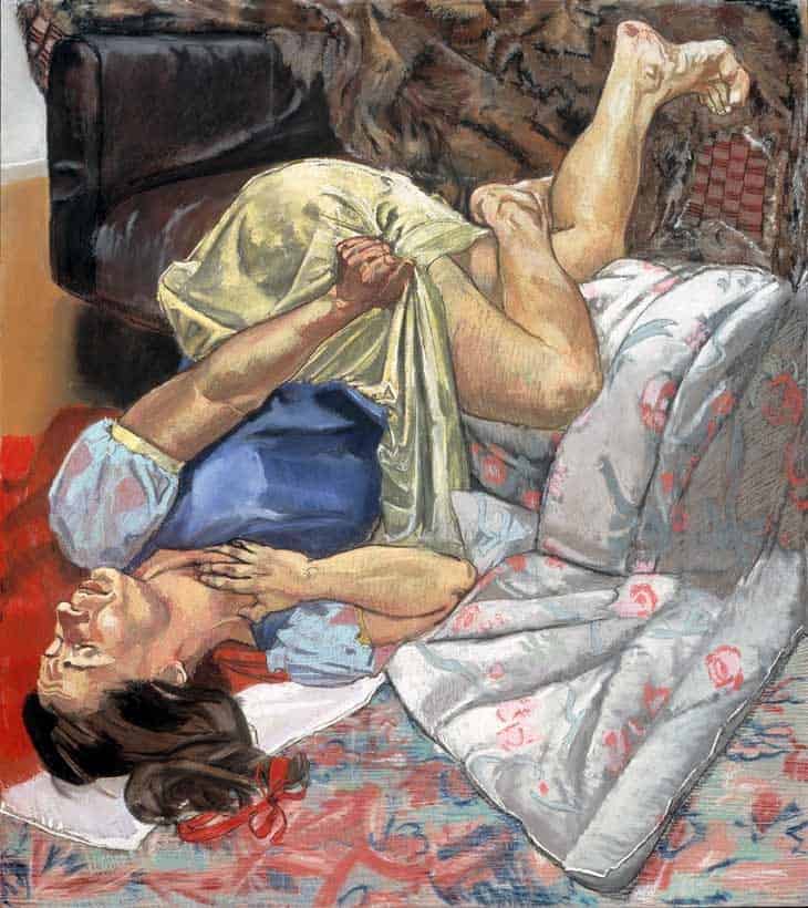 Swallows the Poisoned Apple (1995) by Paula Rego