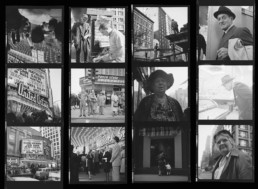 Vivian Maier, Contact Sheet, photos in Chicago, IL