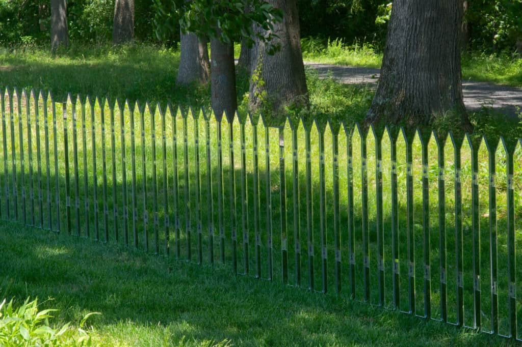 Mirror Fence by Alyson Shotz