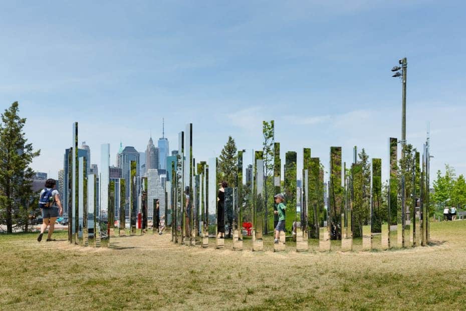 Jeppe Hein, Mirror Labyrinth NY, New York