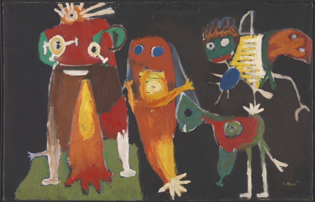 Karel Appel, Hiep, hiep, hoera!, 1949