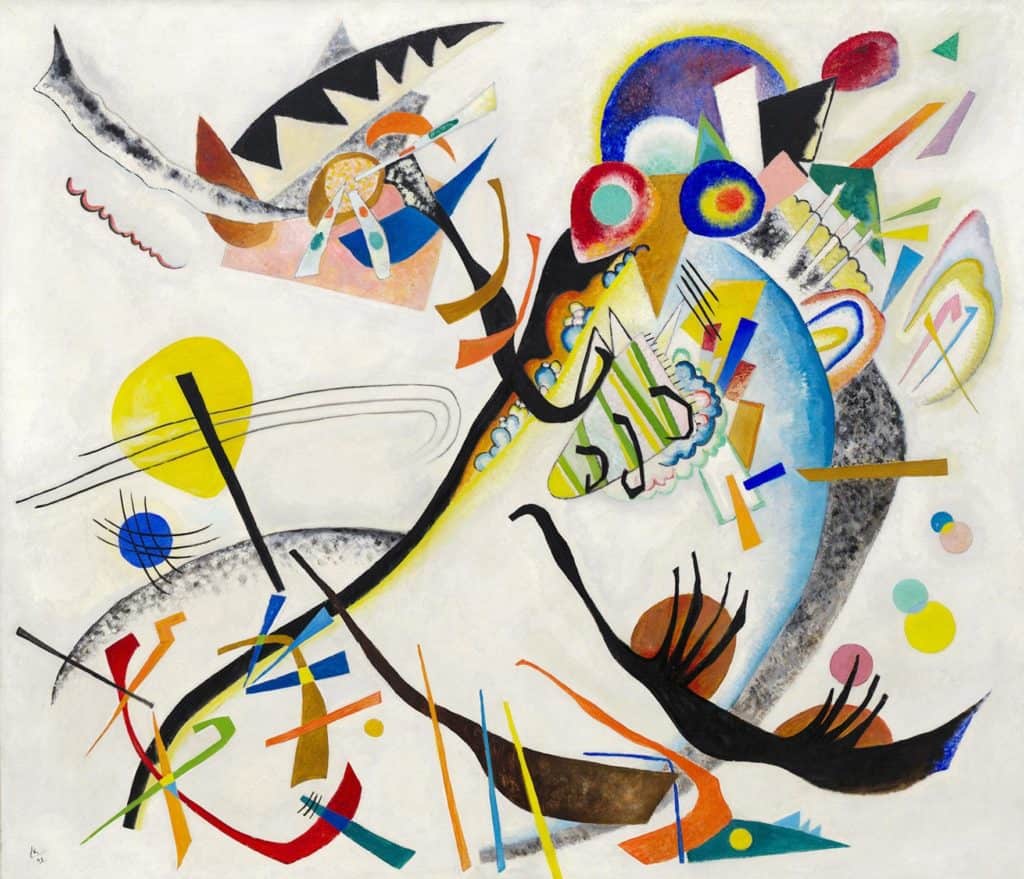 Blue Segment (1921) by Wassily Kandinsky