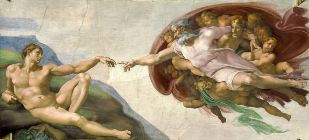 Michelangelo, The Creation of Adam, 1508-12