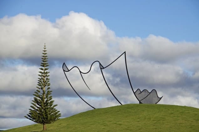 Neil Dawson sculpture park, Horizons, at Gibbs Farm Sculpture Park, New Zealand