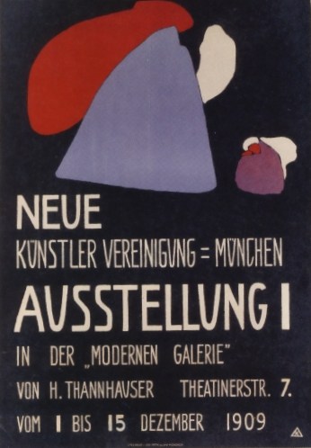 Exhibition poster for the first Neue Künstlervereinigung show in Munich, 1909