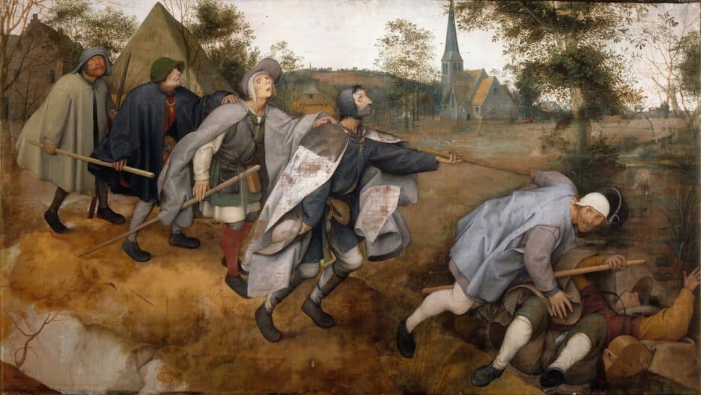 Pieter Brueghel the Elder, 'The Blind Leading the Blind, Blind', or ’The Parable of The Blind’, 1658