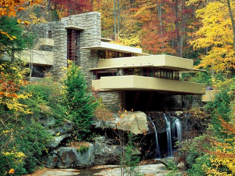 Frank Lloyd Wright's Falling Water, Mill Run