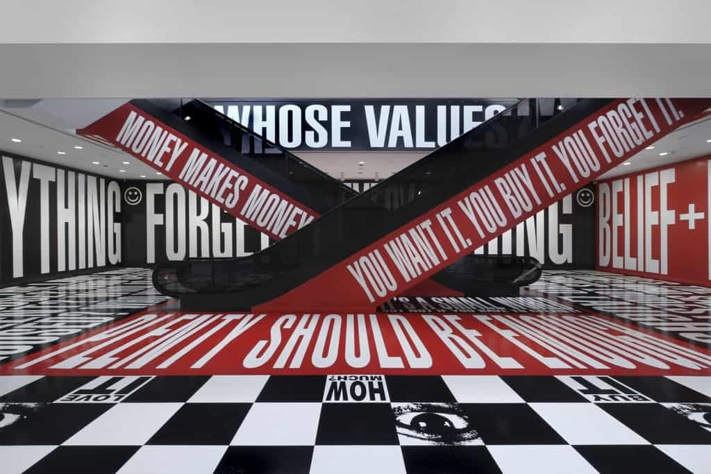 Barbara Kruger  Untitled (The future belongs to those who can see