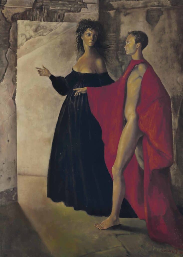 Women of surrealism: Leonor Fini, Dans la tour, 1952