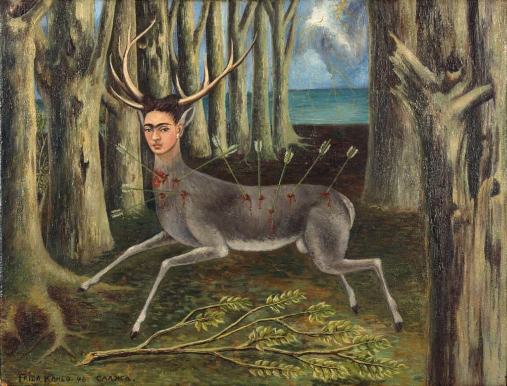 Women of surrealism: Frida Kahlo, The Wounded Deer, 1946