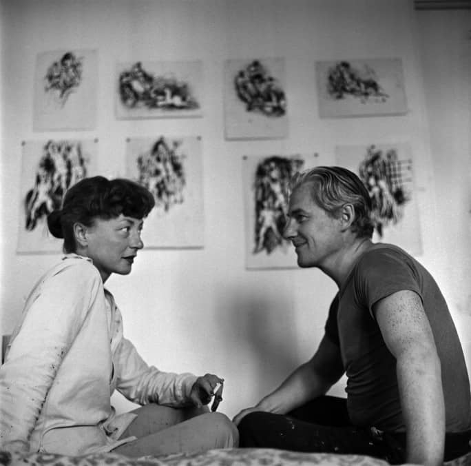 Elaine and Willem De Kooning, 1953