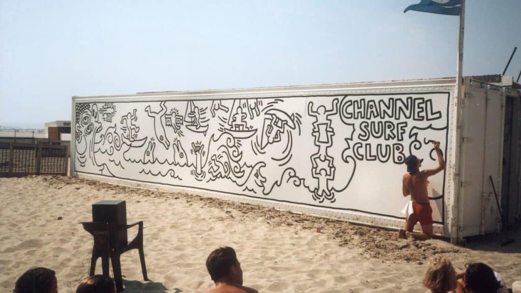 Keith Haring, Channel Surf Club mural