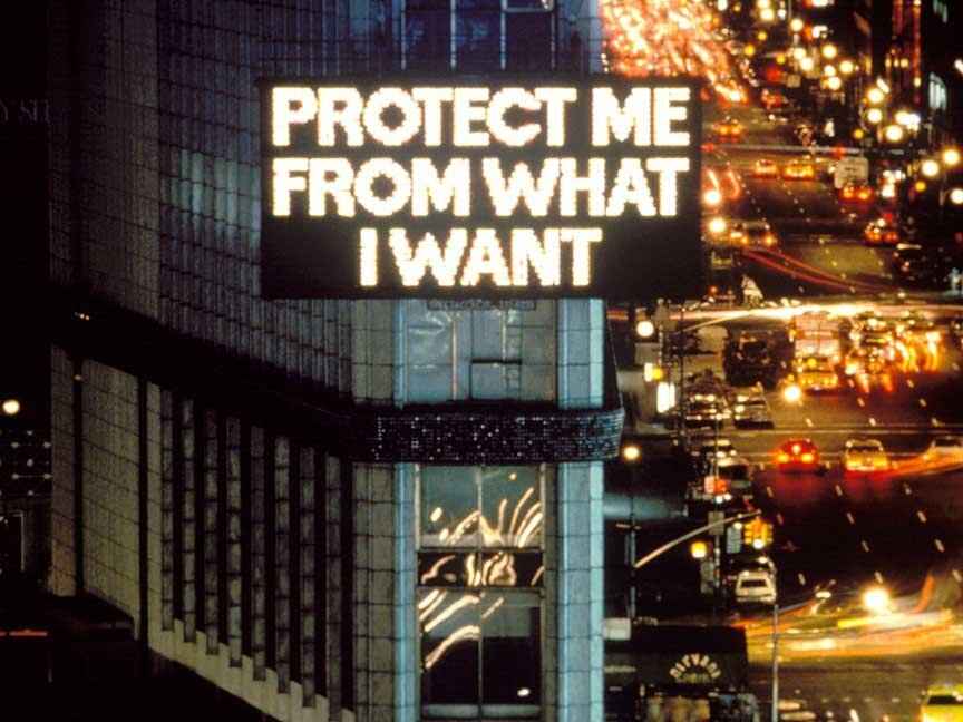 Jenny Holzer, Billboard Display 1985, Times Square, NYC