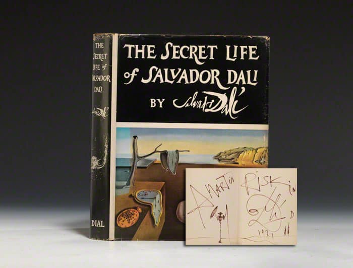 The Secret Life of Salvador Dalí (1942) cover. Artist biographies.