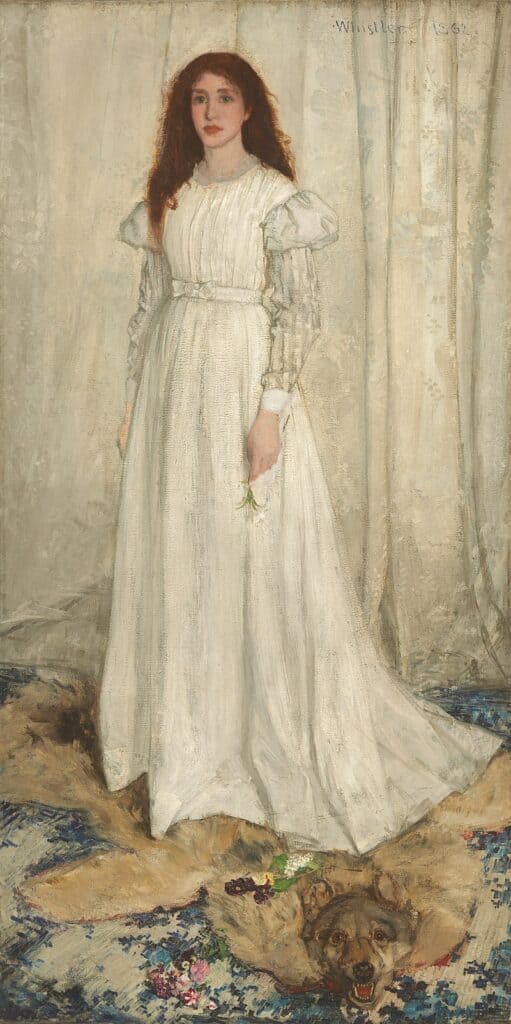 Whistler James Symphony in White no 1: The White Girl, 1862