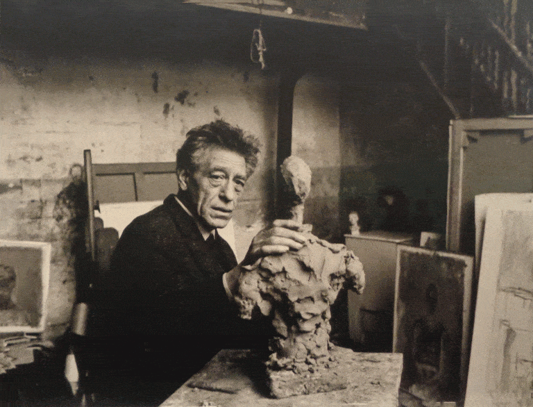 Sculptor Alberto Giacommeti in 1964. Philadelphia Museum of Art.