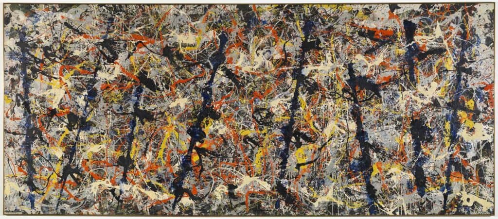 Jackson Pollock Blue Poles