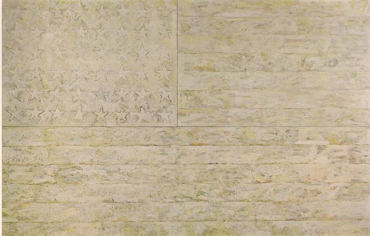 Jasper Johns, White Flag, 1955 © Jasper Johns