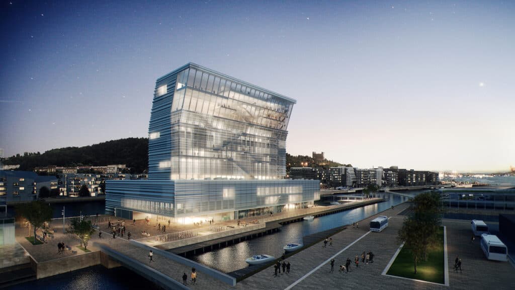 A new art museum in Oslo opening in 2021.