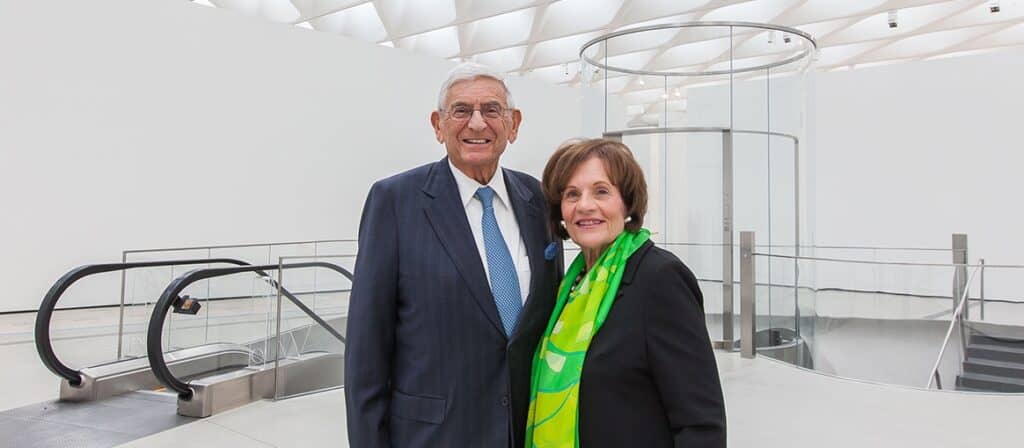 Art collectors Eli and Edythe Broad. Courtesy of the Broad Foundation. Art Collections