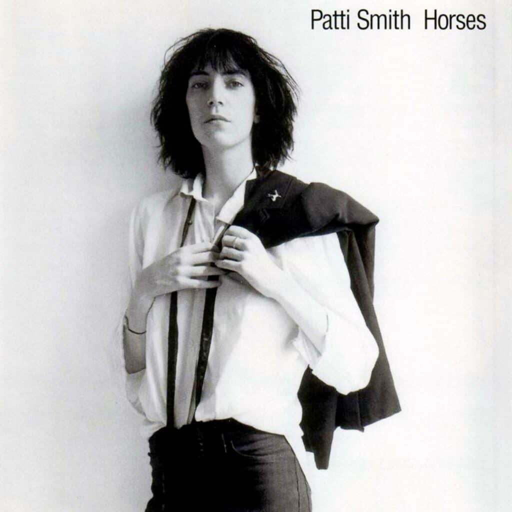 Patti Smith: Horses (1979) cover. Photographed by Robert Mapplethorpe. Courtesy of Arista Records.