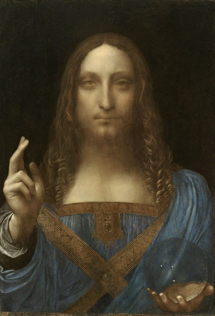 Leonardo da Vinci, Salvator Mundi, c. 1500. Art Auctions