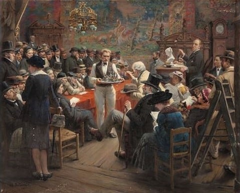 Albert Bettannier, a late 19th Century auction at the Hotel Drouot, Paris. Art Auctions.
