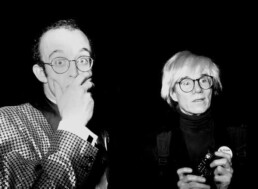 Rose Hartman Keith Haring and Andy Warhol