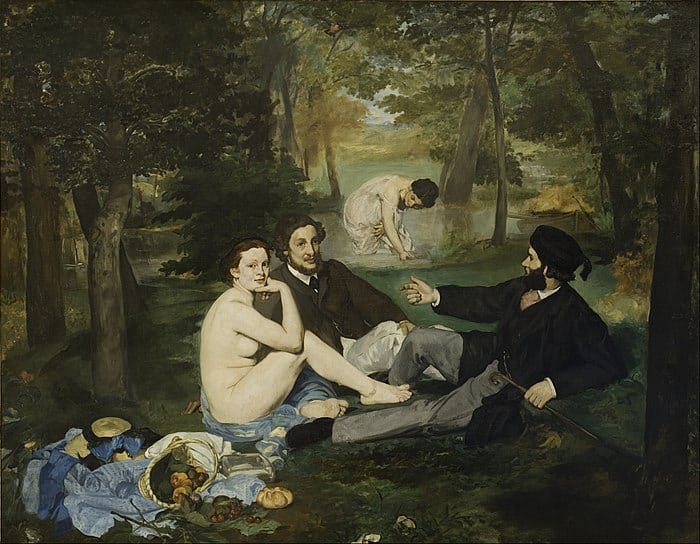 Édouard Manet, Le Déjeuner sur l'herbe, 1863. Oil on canvas. Courtesy Musée d'Orsay.