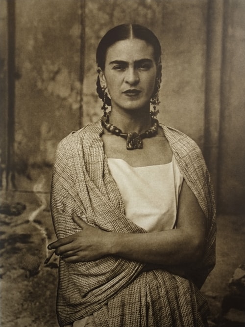 Frida Kahlo photographed by her father, Guillermo Kahlo
