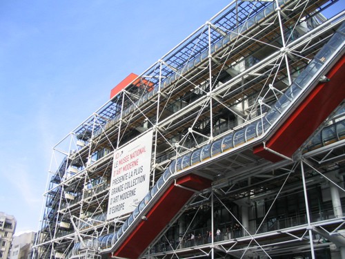 Centre Pompidou, Paris. Contemporary Art.