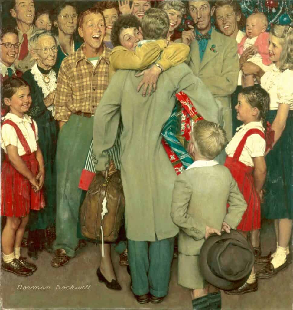 Norman Rockwell, Christmas Homecoming